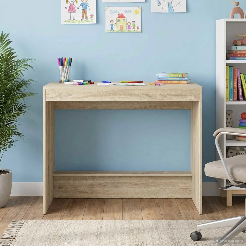 Scrivania Letto Rovere Sonoma Legno ingegnerizzato