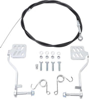 Pedali in acciaio per go-kart con cavo di gas di ricambio - Accessorio per go cart - Duraturo e affidabile