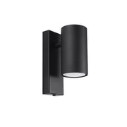 Applique rotonda moderna nera STAVKO Pure Lume GU10