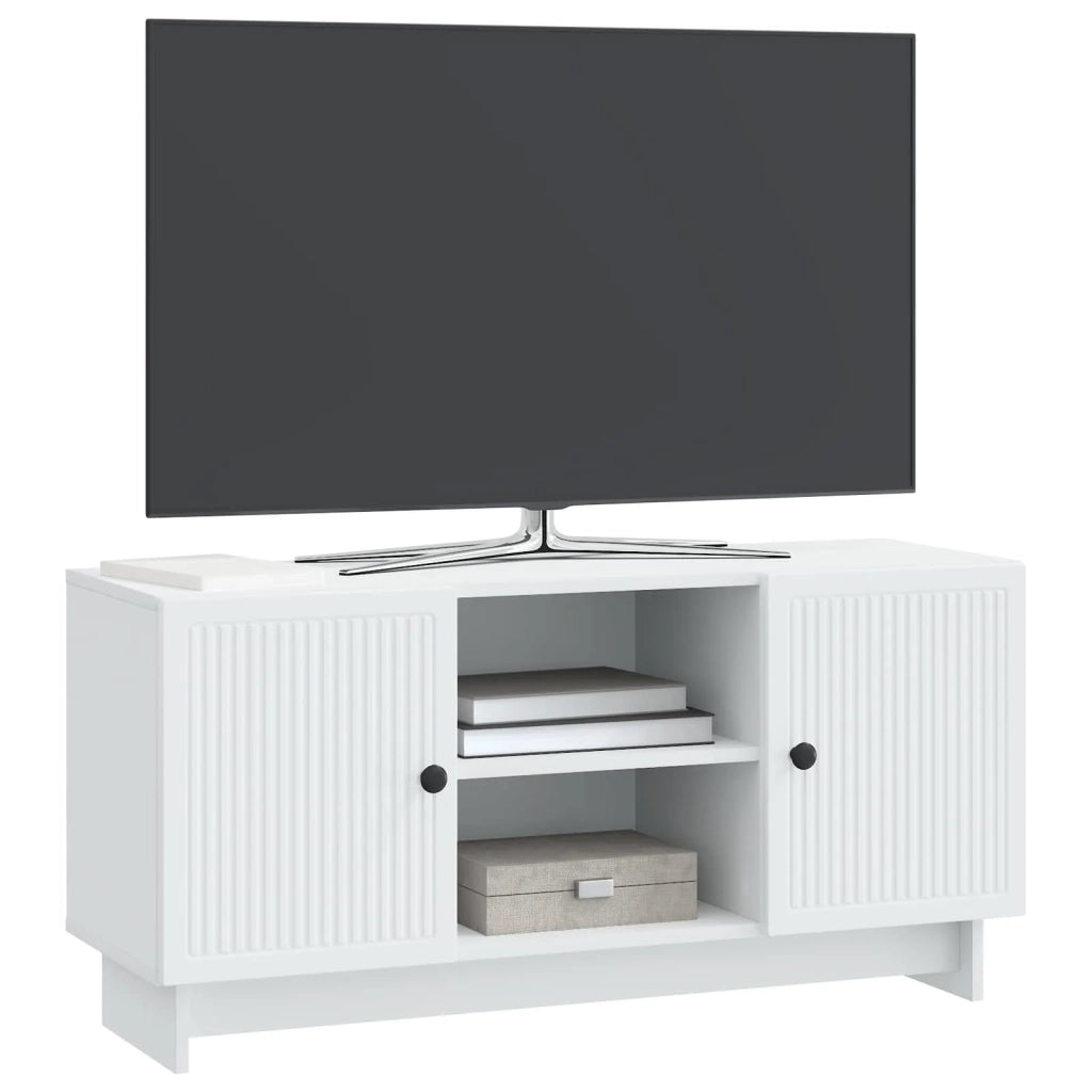 Mobile TV 102 x 34,5 x 50 cm Bianco Legno ingegnerizzato 894005