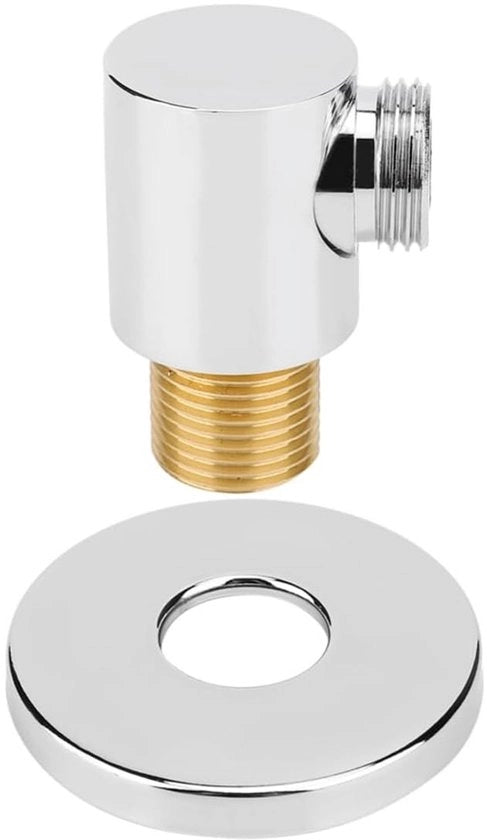 Connettore per docciaschiuma - adattatore in rame 1/2" - cassettone di contatto - impianto di installazione per la doccia - forma a gomito