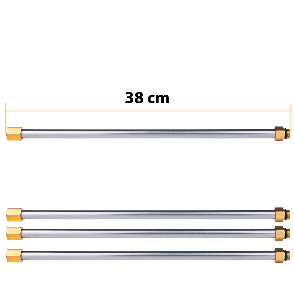 Set di Lance per Idropulitrice compatibile con Kärcher K2–K7 – 7 Lance, 5 Ugelli, 250 Bar | Lunghezza Totale 2,6 m