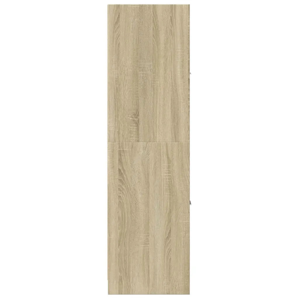 vidaXL Armadietto da Farmacia Rovere Sonoma 40x41x144,5 cm Truciolato