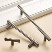 Set di uncini per scaffalatura grigio - set di 2 - 128 mm di distanza tra i ganci