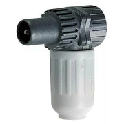 CONNETTORE TV-RD-SAT MASCHIO 90° BIANCO