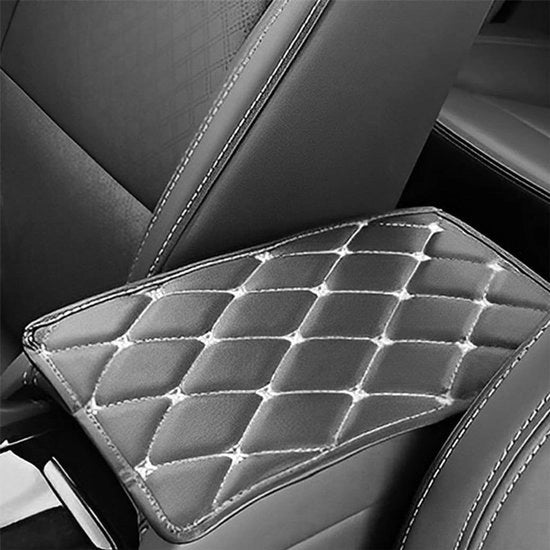 Console centrale con cuscino in PU di alta qualità - Cuscino di sostegno per braccia - Protezione in pelle - Universale - Dimensioni 19x29 cm - Comfortevole e lussuoso