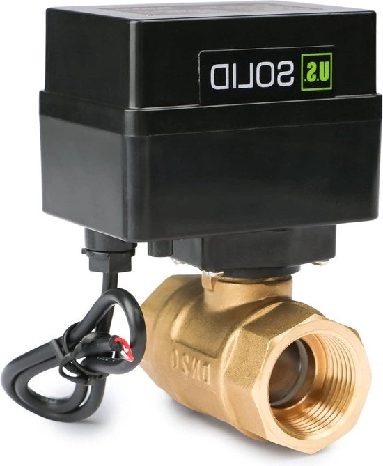 3/4 pollici messings gemotorizzata valvola a sfera - connessione standard - installazione auto-return - 9-36 V AC/DC