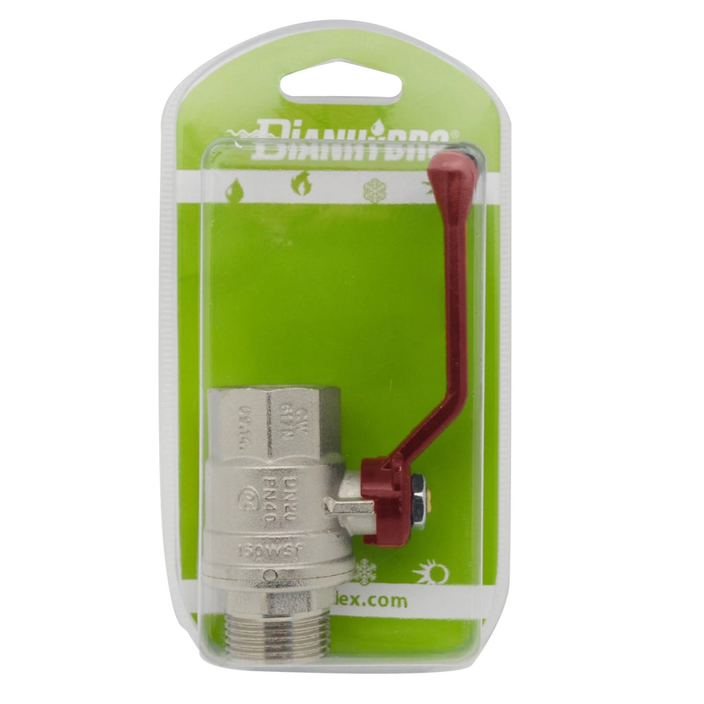 VALVOLA A SFERA MF  CON LEVA BLISTER- 1/2 DN 15  PN 64- FAIDF- pezzi 1