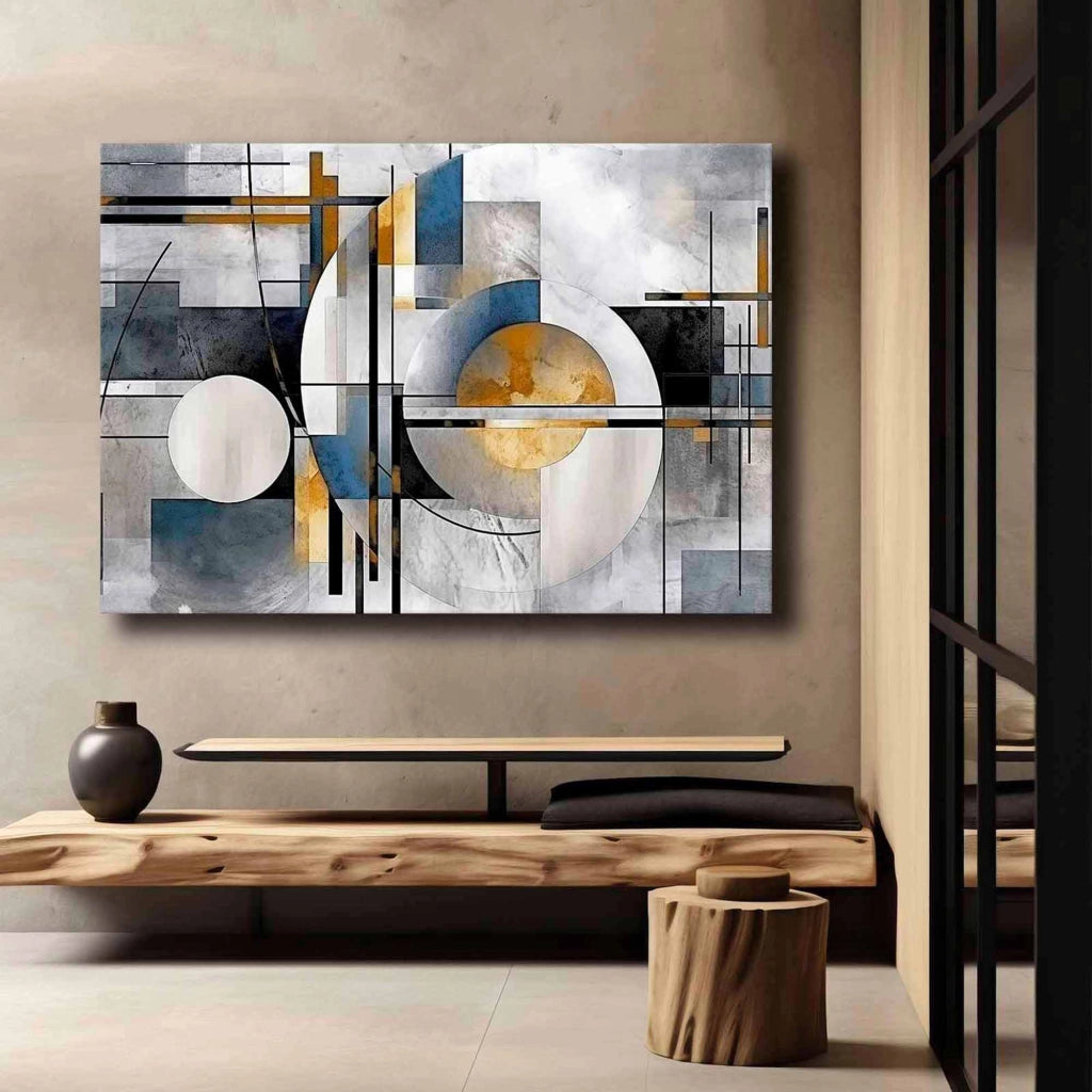 Nahate, Quadro Materiale Struttura in Tessuto, 70x100h cm Multicolore