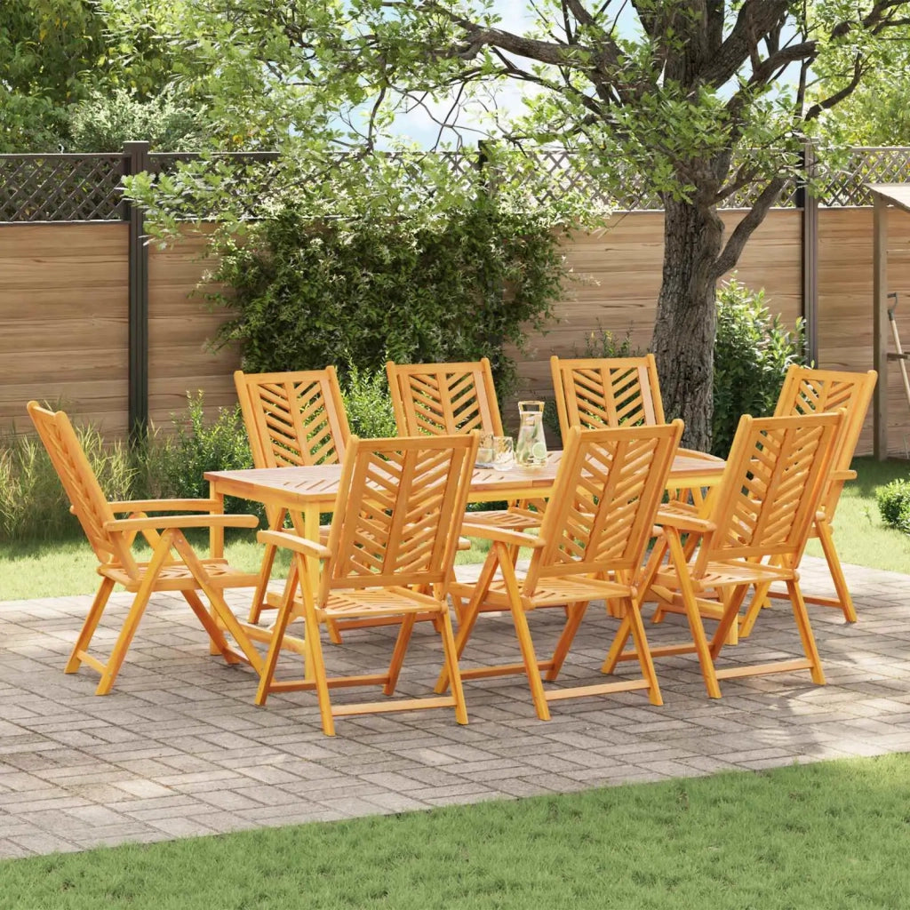 Sedia da Giardino 8 pcs Marrone 57 x 72 x 109 cm 3154136