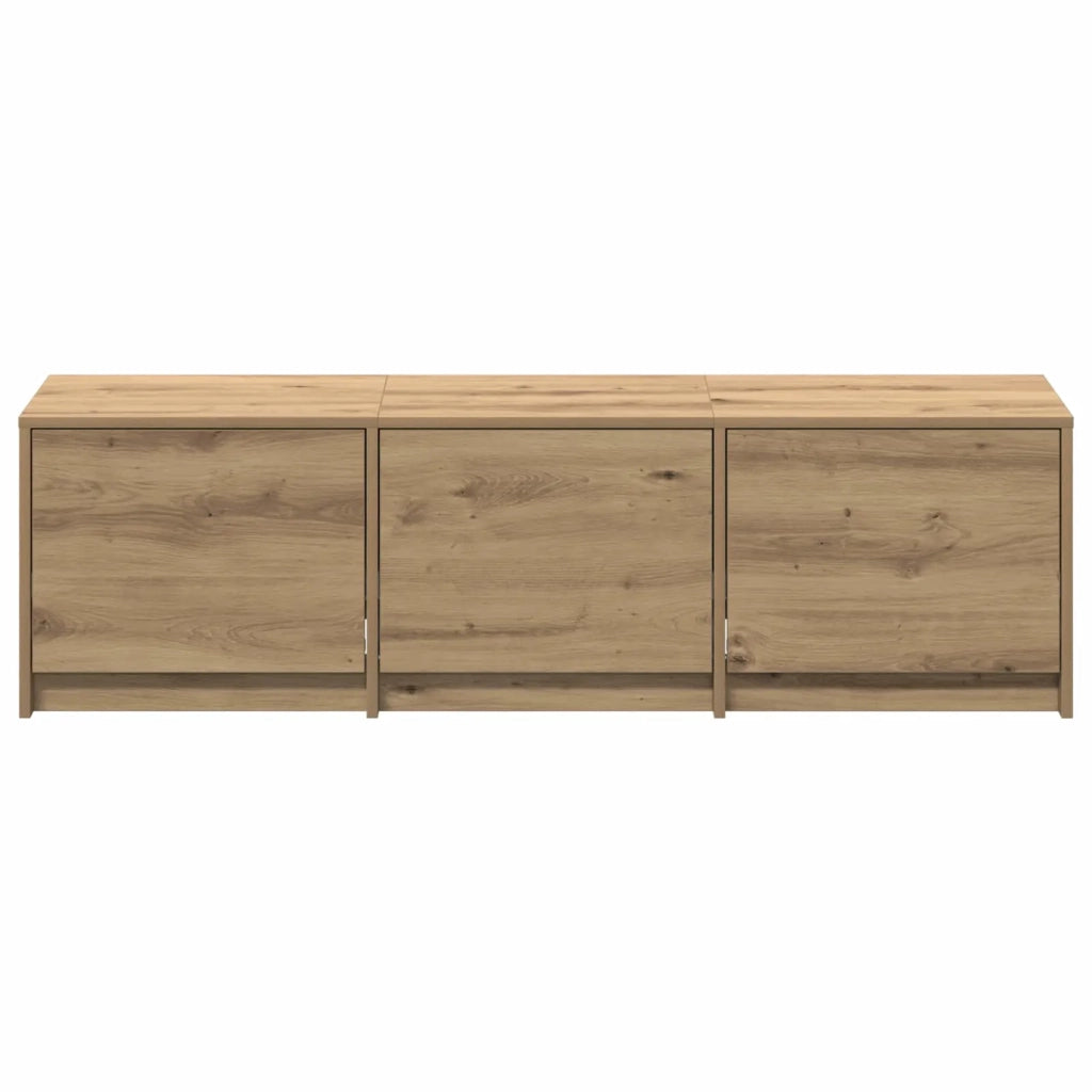 Mobile TV Rovere artigianale 140 x 34 x 40 cm Legno multistrato