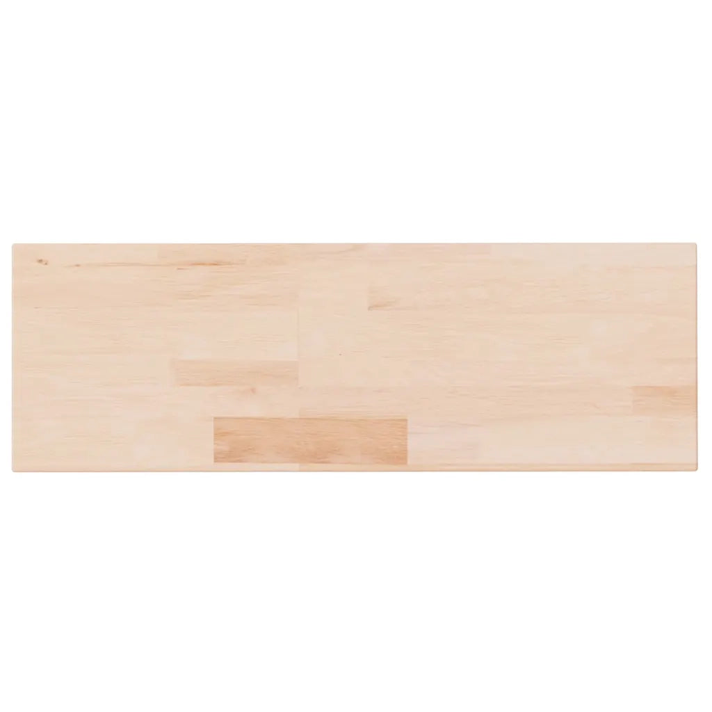 Mensola | Ripiano | Scaffale 60x20x2,5 cm Legno Massello di Rovere Non Trattato