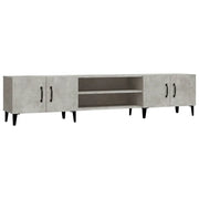 Mobile TV | Armadietto TV | Mobile Porta TV Grigio Cemento 180x31,5x40 cm Legno Multistrato