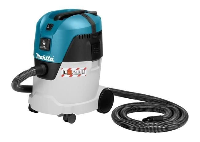Makita VC2512L estrattore di polvere Nero, Blu, Metallico 25 L 1000 W