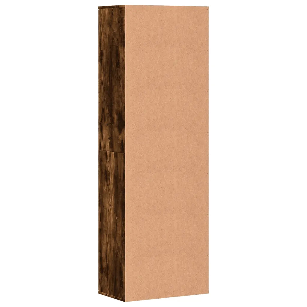 Credenza | Madia | Buffet da pranzo | Armadio da pranzo Rovere Fumo 60x35x180 cm in Legno Multistrato