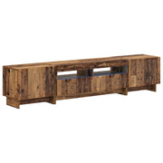Mobile TV LED a 5 pezzi Legno antico Legno ingegnerizzato 3416426