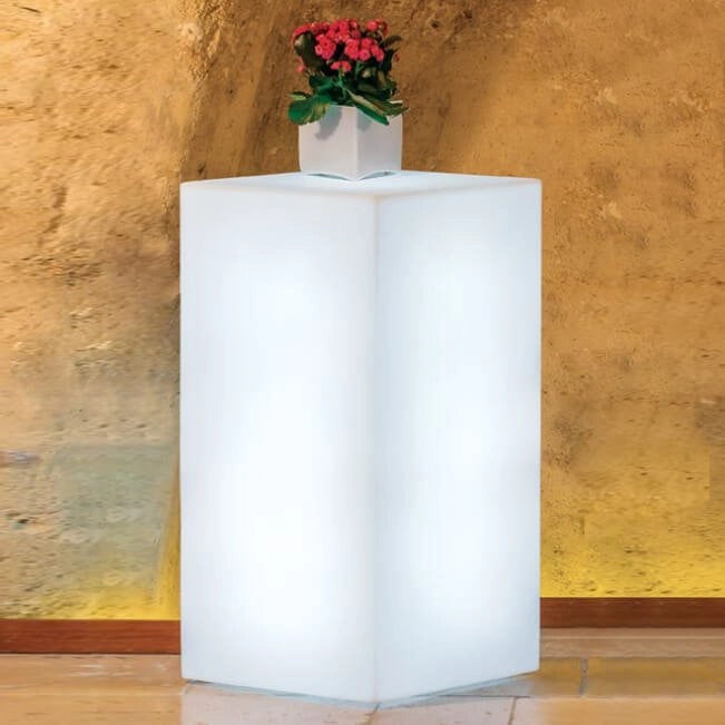 Cubo luminoso in Polipropilene cm 40x40x80 - DARIN