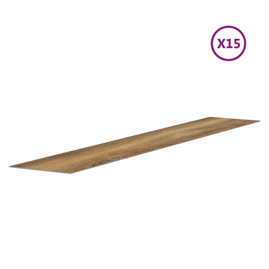 Pannelli da Parete Effetto Legno Marrone PVC 2,06 m² 351819