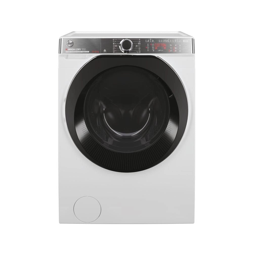 Hoover H-WASH&DRY 550 H-WASH 550, Lavasciuga 14+9 KG, Classe A, 1400 giri, Bianco, Inverter, Vapore, Wi-Fi, H5DPB4149AMBC-S