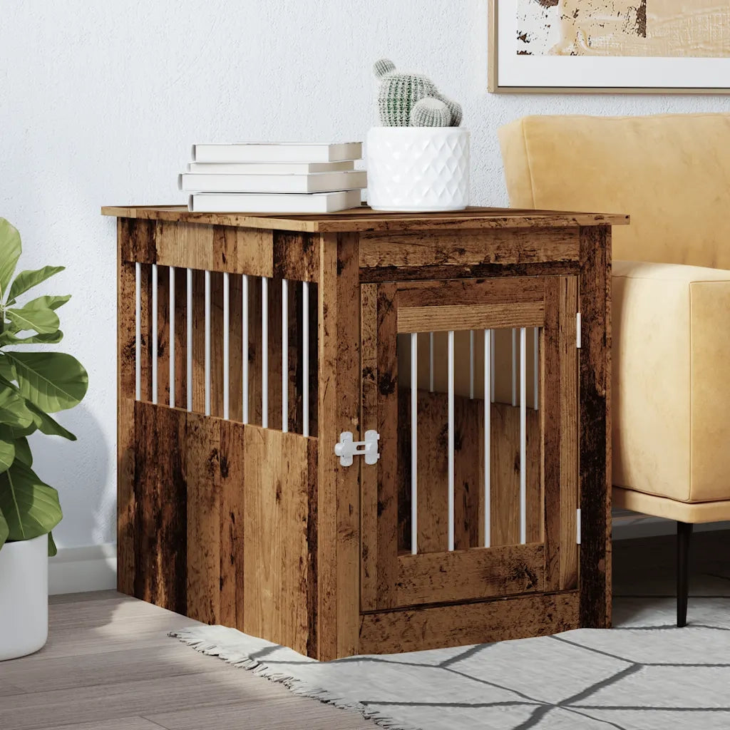 Gabbia Cani da Arredamento Legno Antico Legno Multistrato CFW7900184