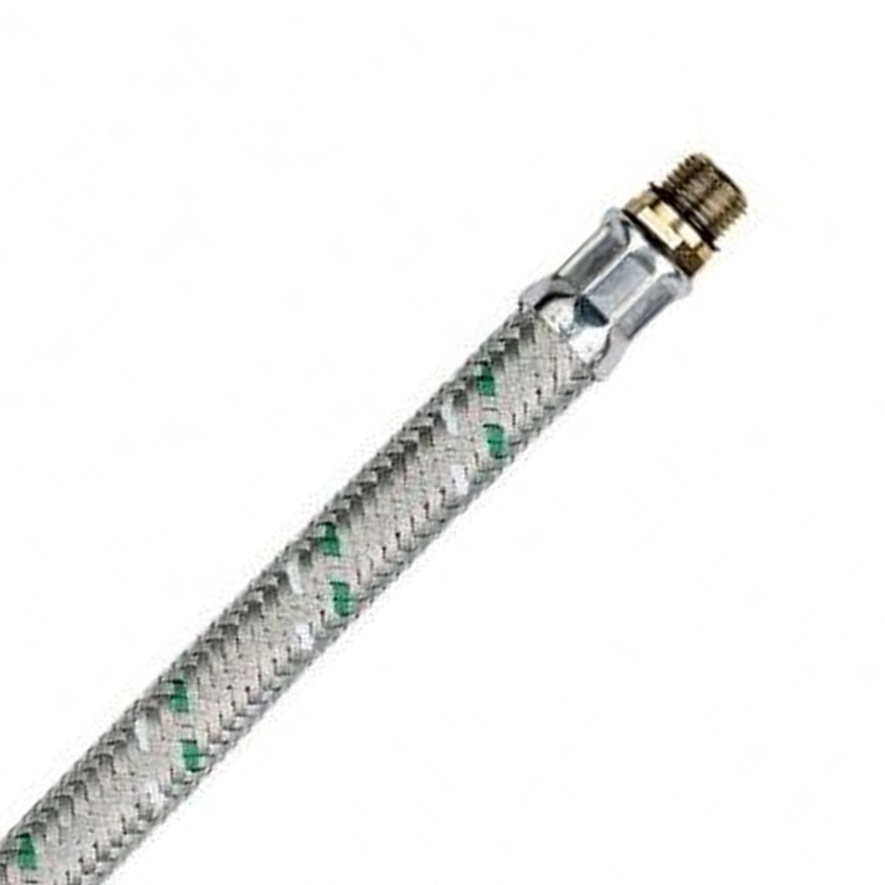 Attacchino flessibile inox maschio corto 10x1- femmina