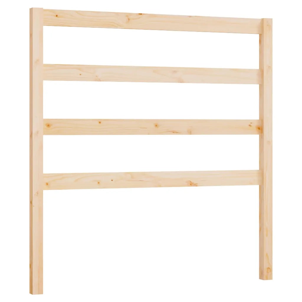 Testiera per Letto 95x4x100 cm in Legno Massello di Pino