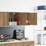vidaXL Pensili per Garage 2 pz Rovere Artigianale in Legno Multistrato