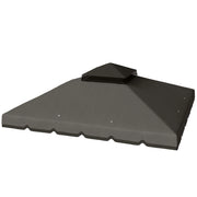 Toldo da giardino 3x3 m ¨C zephmum ¨C grigio chiaro
