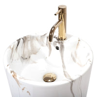 Lavabo Monolitico Blanka Marble