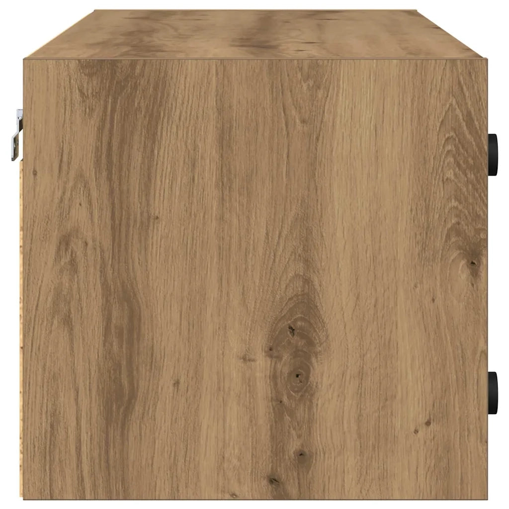 Armadietto a Muro | Mobile a Parete Rovere artigianale 102 x 37 x 35 cm