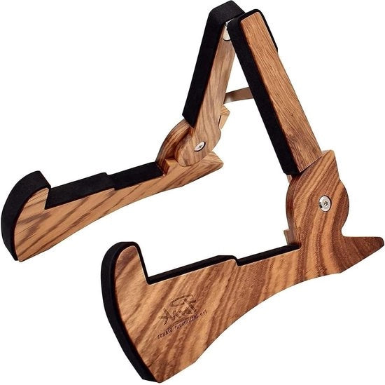 Standarizzazione gittaristica in legno pieghevole - supporto A-frame - forma conigliesca - chitarre acustiche elettriche basso - universale
