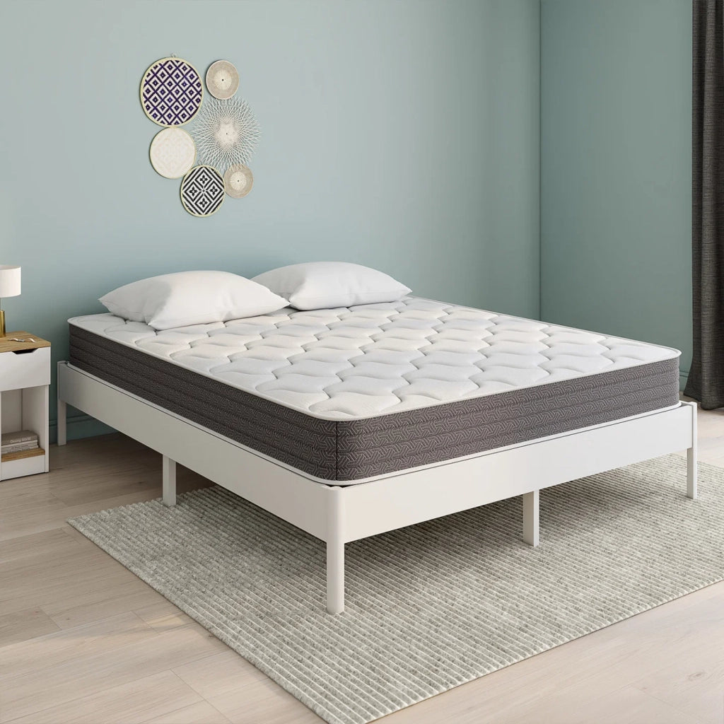 IDMarket - LYANA 140 x 190 cm materasso ibrido a molle e memory foam, spessore 20 cm