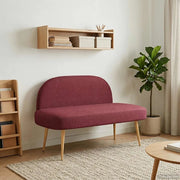 Panchina imbottita con schienale Rosso vino 110 x 60 x 76 cm