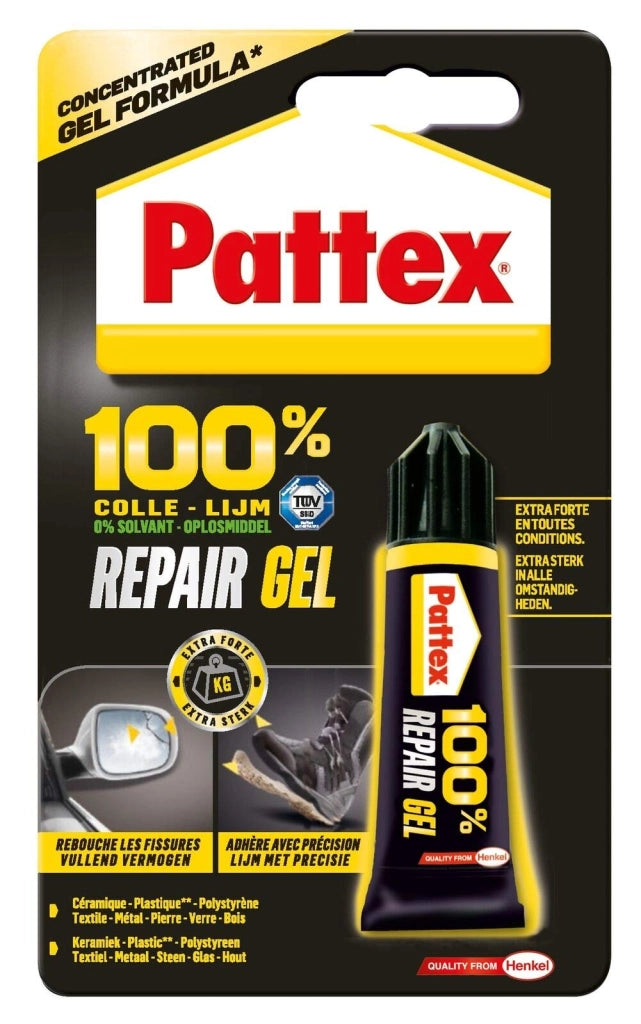 COLLA 'PATTEX 100% REPAIR GEL' 8 gr - PATTEX
