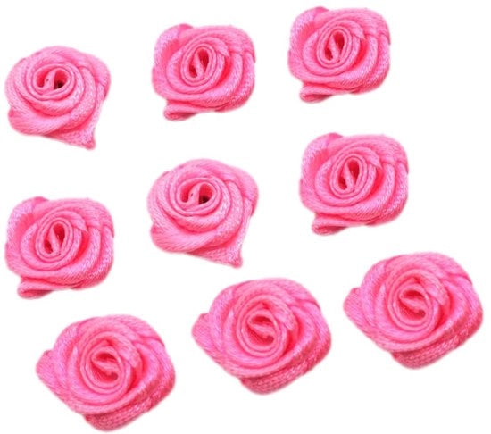 Pacchetto di fiori artificiali da 100 - Rose di seta - Capolinea decorativo - Fiori artificiali mini - Accessori DIY - Dimensioni 1,5 cm - Fiori decorativi