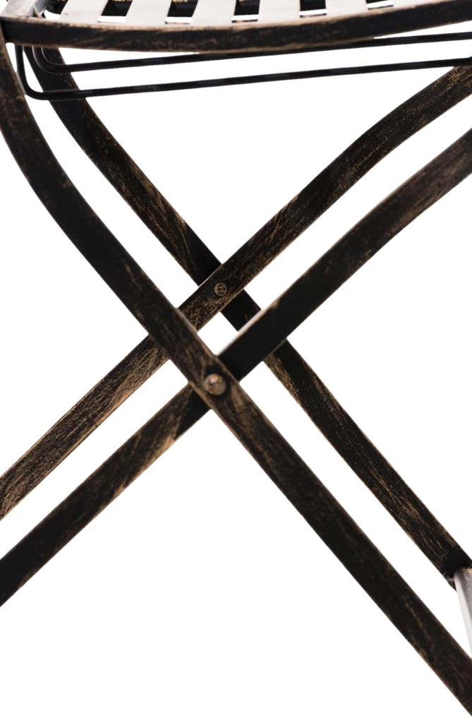 Set di 2 sedie pieghevoli Sibell bronzo