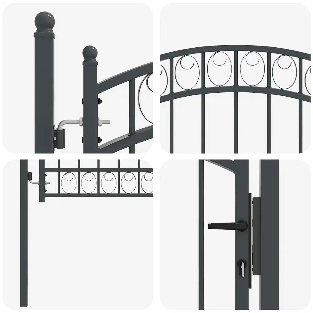Cancello per recinzione EMMEN 125 x 100 cm CFW5373668