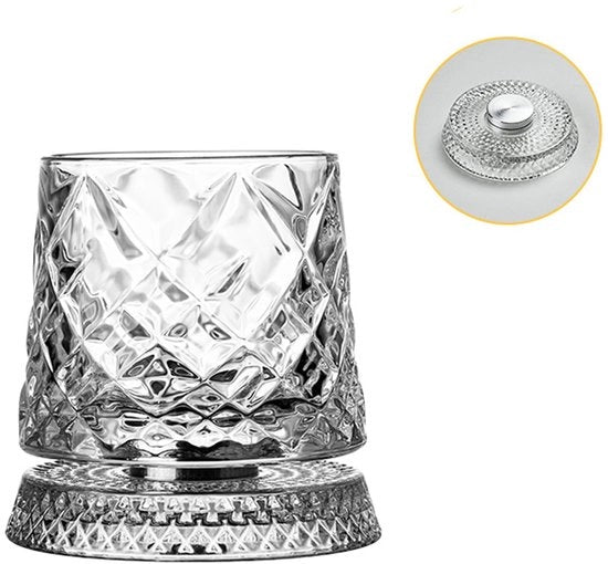 Glas da colpo d'occhio da 260 ml/10 oz in cristallo per whisky, bourbon, likeur e cocktail