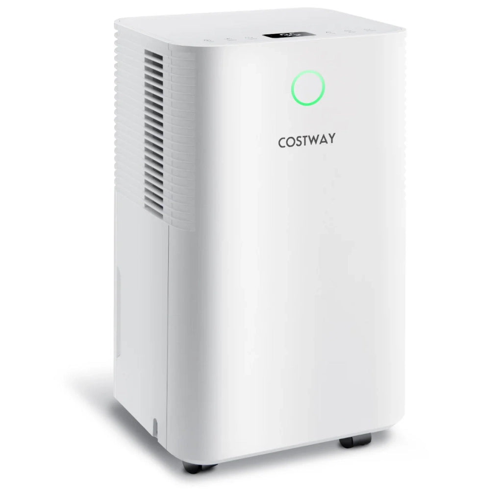 Deumidificatore capacità 14L/giorno serbatoio 2L 3 modalità 2 velocità design moderno per stanze fino a 15㎡ plastica bianca 20_0011704