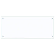 Paraschizzi per Cucina Trasparente 100x40 cm in Vetro Temperato CFW1258084