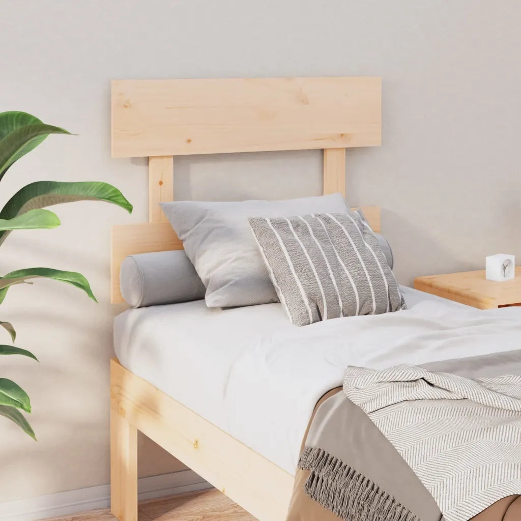 Testiera per Letto 93,5x3x81 cm in Legno Massello di Pino 819050