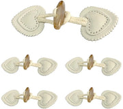Punti in pelle 5 pezzi - Stile vintage - Resistenti allo sfregio - Adatti per abbigliamento per bambini/giacche - Superficie liscia e delicata - Punti da cucire in pelle