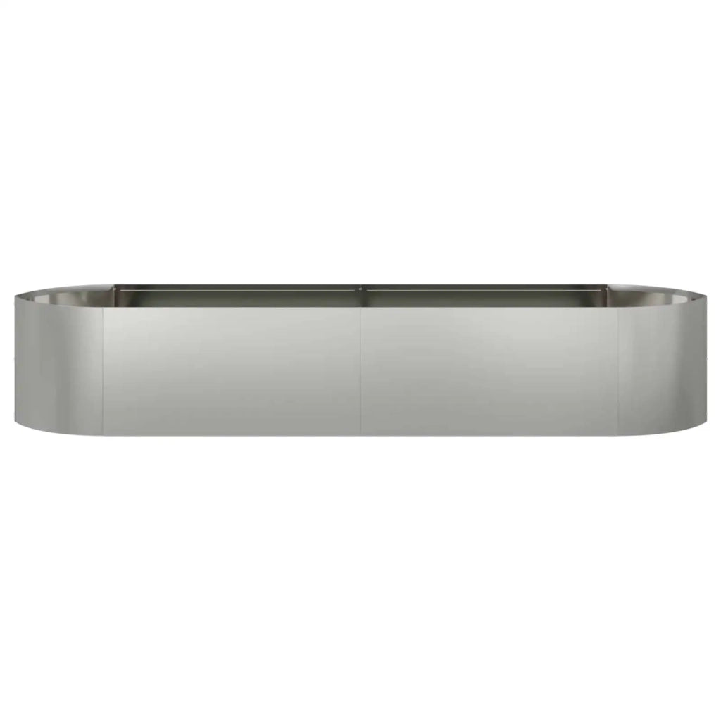 Letto rialzato da giardino Acciaio zincato 220 x 40 x 40 cm 8011724