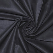 Tessuto in cotone 100% venduto per metro, larghezza 240 cm, 100% Oeko-Tex Standard 100 colori omogenei per cucire (nero, 300 cm)