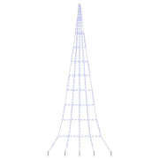 Albero di Natale LED con picchetti per il terreno-Luci decorative natalizie Blu 511 cm