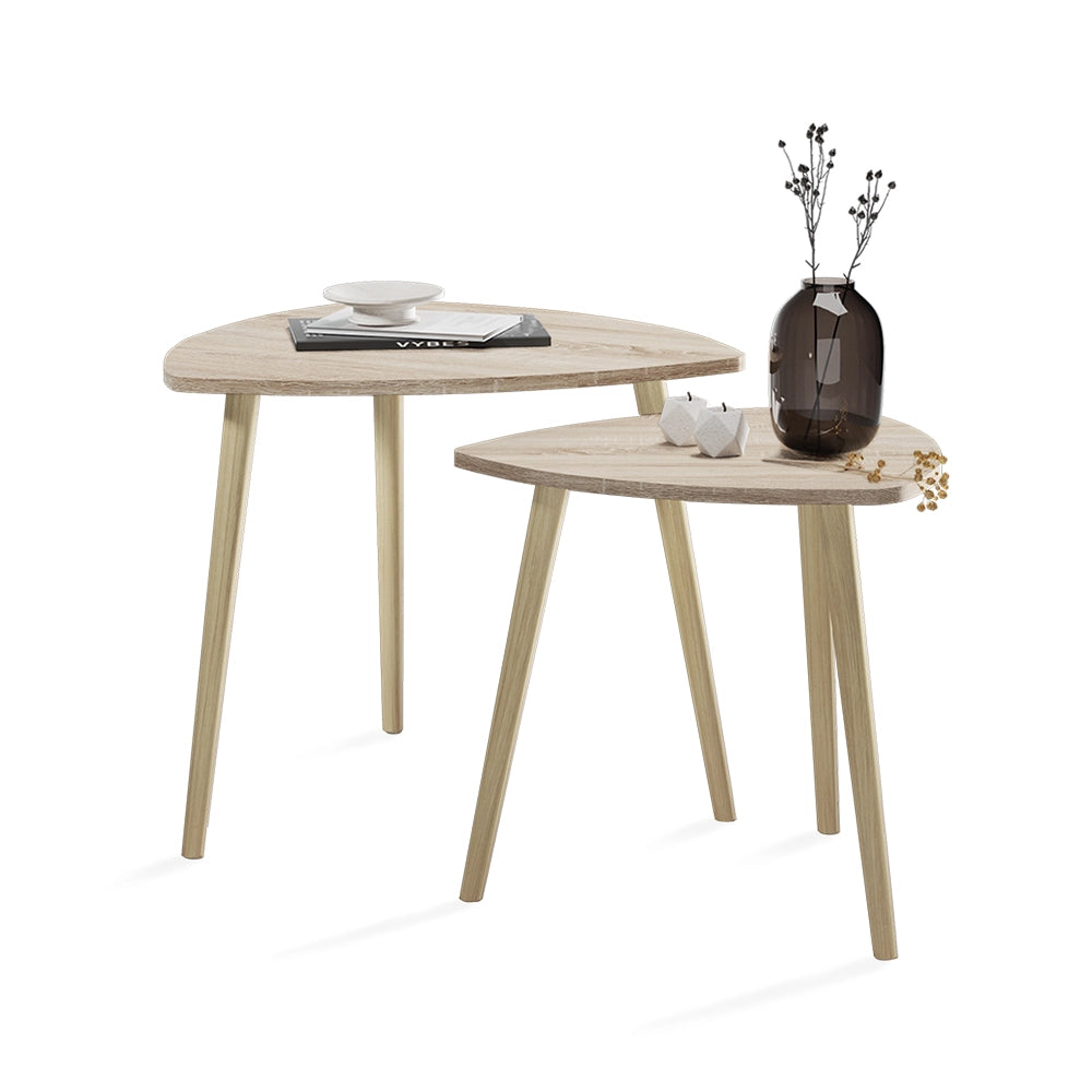 Vicco Tavolino da caffè Sonoma 60 x 50 cm Set di 2