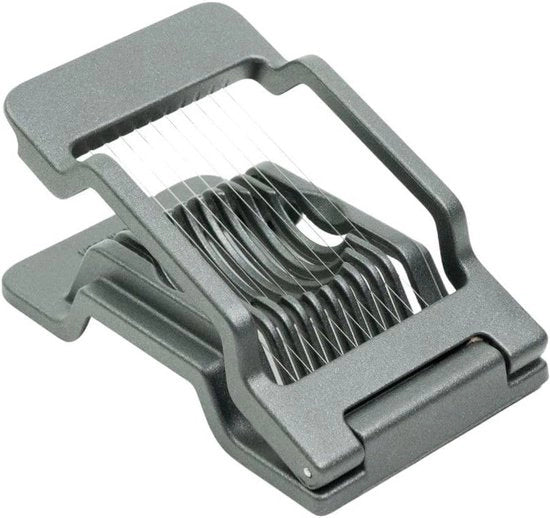 Egg Slicer - Dischi rotondi o ovali - 1 pezzo - Acciaio inox - Prodotto in Germania