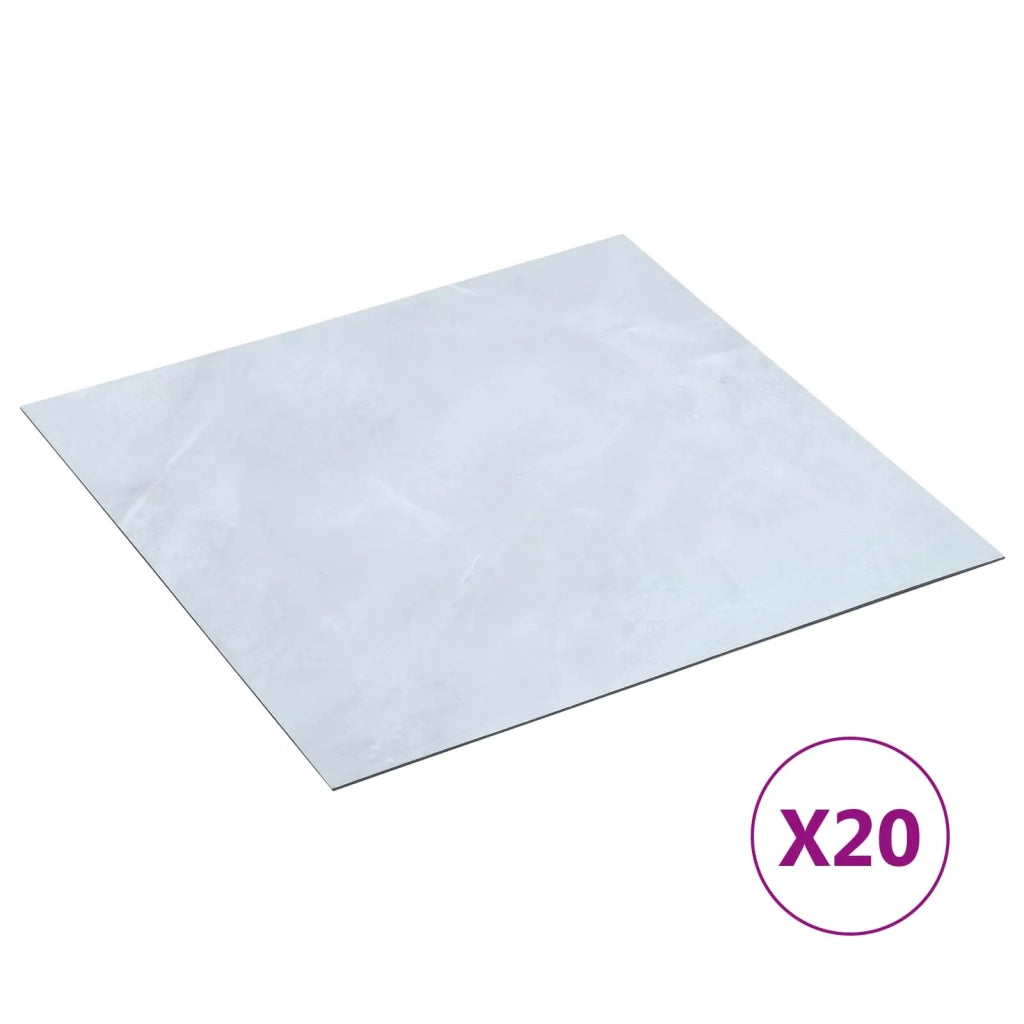 Plance per Pavimentazione Autoadesiva 30,5 x 30,5 cm 20 pcs PVC