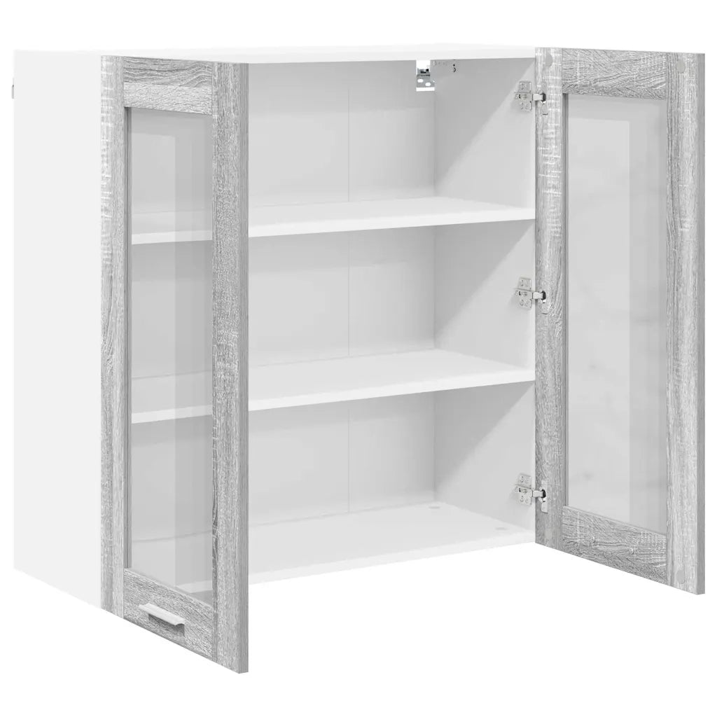 Armadio pensile Grigio Sonoma 80 x 31 x 80 cm Legno multistrato 884327