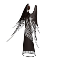 Angelo metallo blu e oro cm 31,1x14xh77